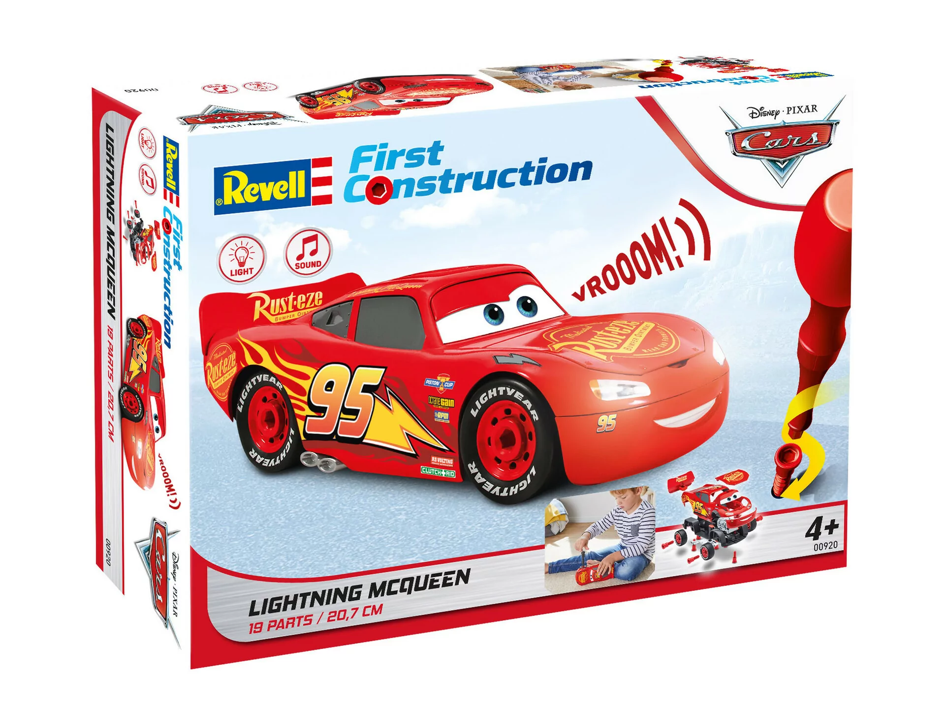 Revell 1/24 Disney Cars Lightning McQueen RMX851988_8