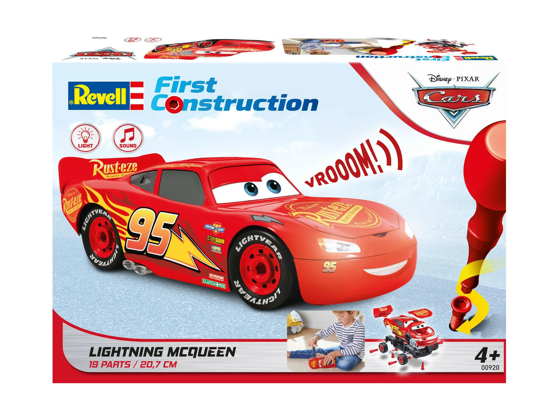Revell 1/24 Disney Cars Lightning McQueen RMX851988_9