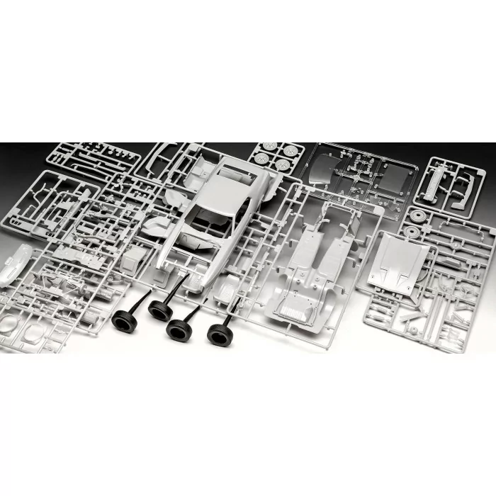 Revell 1/24 1971 Boss Mustang351 Car Model Kit