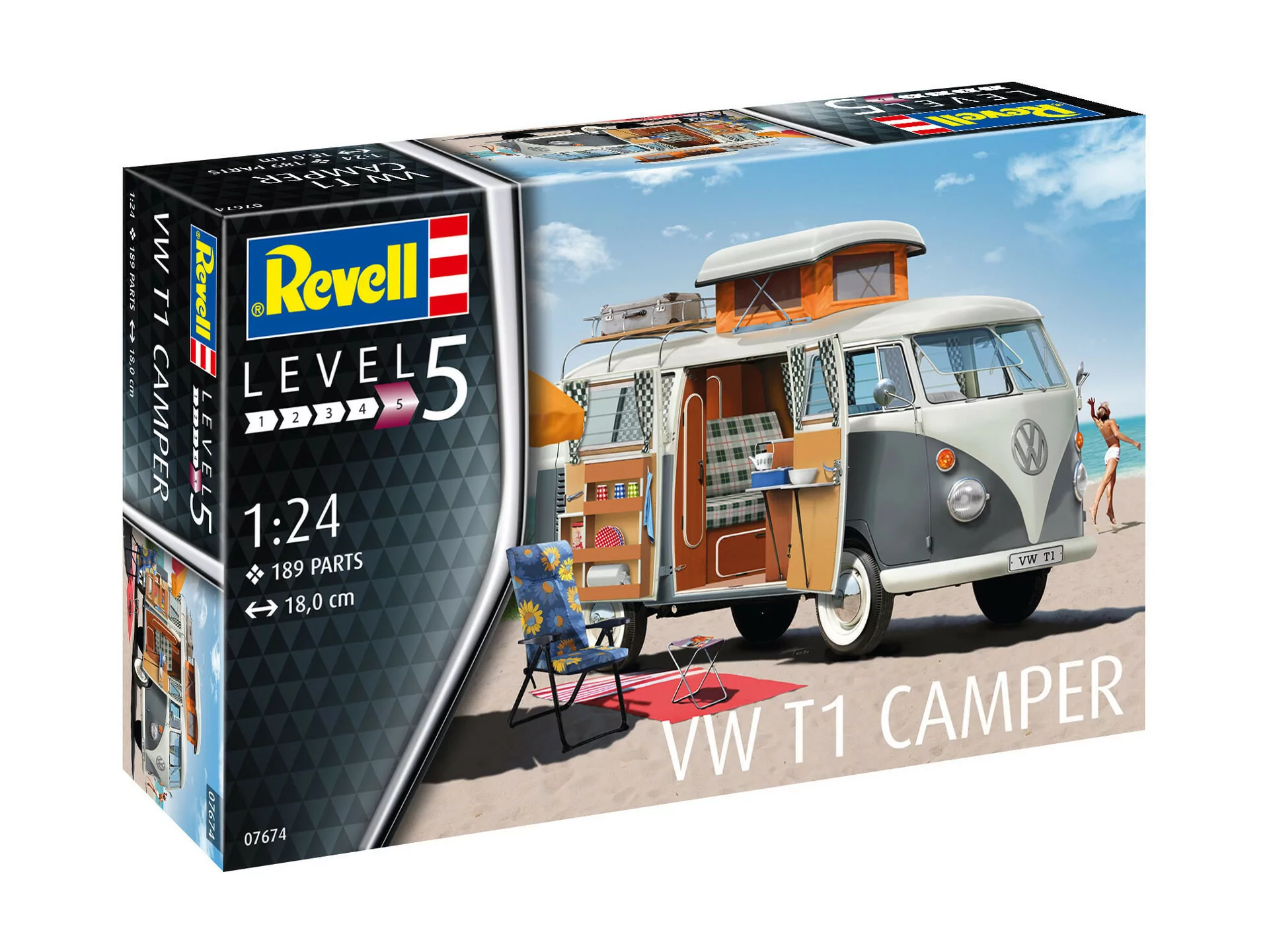 Revell 1/24 VW T1 Camper RMX807674_9