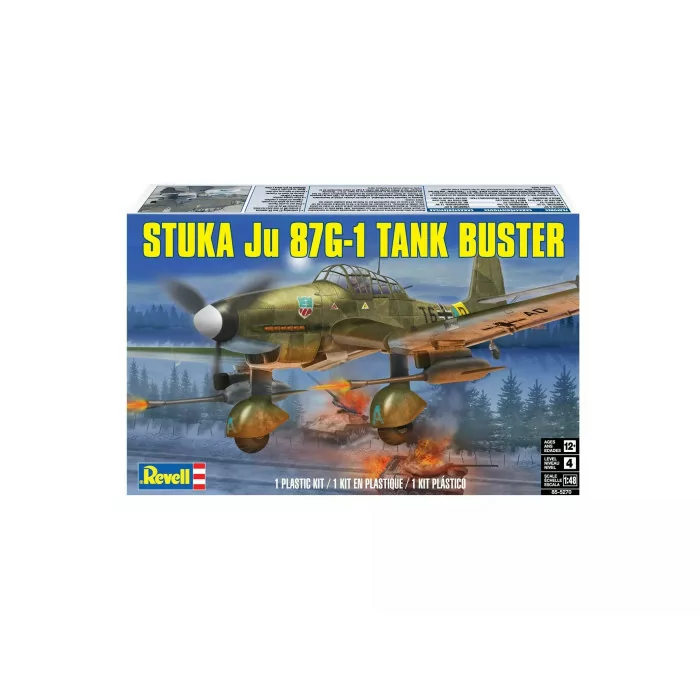 Revell 1/48 Stuka Ju87G-1 Airplane Model Kit