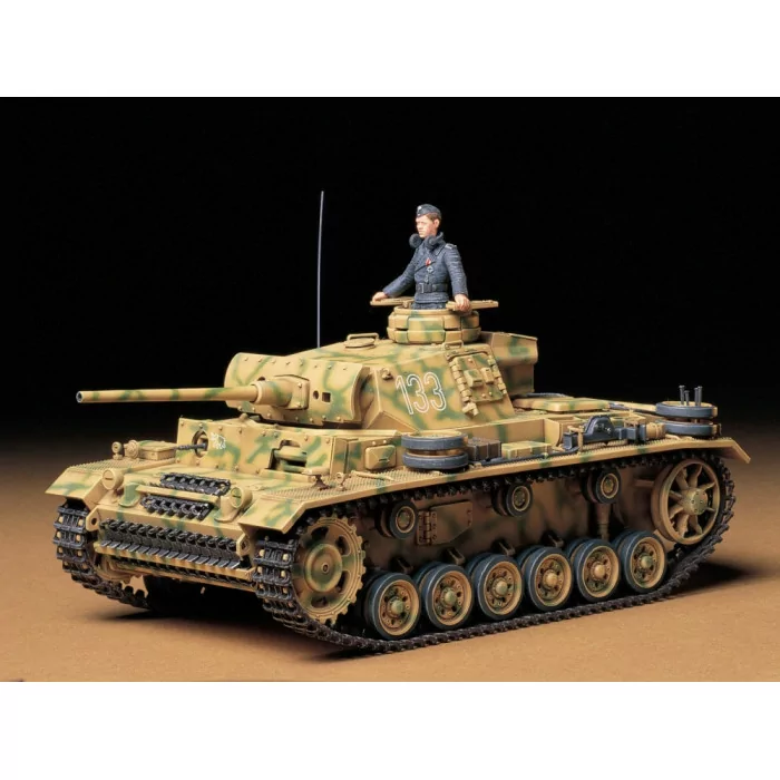 Tamiya 1/35 German Pz. Kpfw III Ausf. L Tank Model Kit