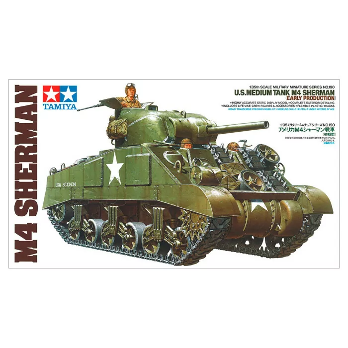 Tamiya 1/35 M4 Sherman Tank Model Kit