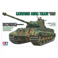 Tamiya 1/35 King Tiger Porsche Turret Tank Model Kit
