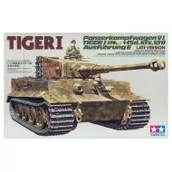 Tamiya 1/35 German Heavy Tiger I Late Ver Tank Model Kit