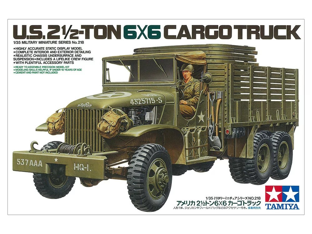 Tamiya US 2.5 TON 6X6 Cargo Truck TAM35218_2
