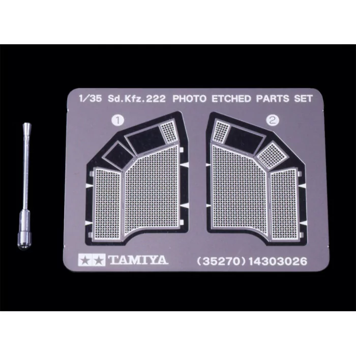 Tamiya 1/35 Sd.Kfz 222 W/Photo Etched Part Armored Vehicle Model Kit