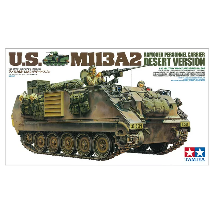 Tamiya 1/35 M113A2 APC Desert Storm Armored Vehicle Model Kit