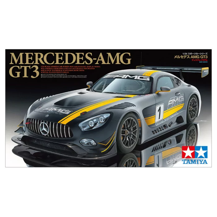 Tamiya 1/24 Mercedes-Amg Gt3 Car Model Kit