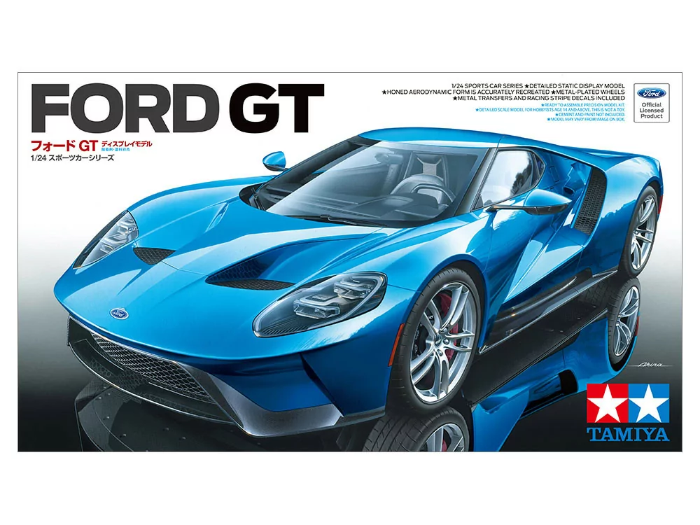 Tamiya Ford GT Plastic 1/24 Model Kit TAM24346_2