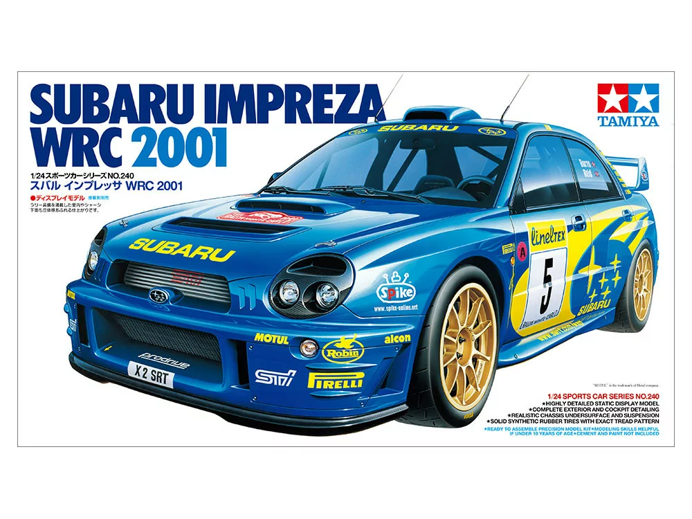 Tamiya 1/24 Subaru Impreza WRC 2001 TAM24240_2
