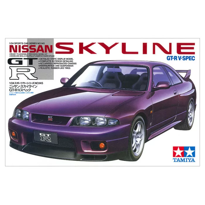 Tamiya 1/24 Nissan Skyline Gr-R V Sp Car Model Kit