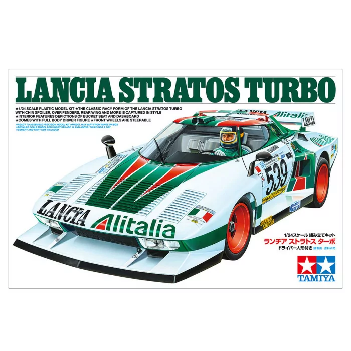 Tamiya 1/24 Lancia Stratos Turbo Car Model Kit