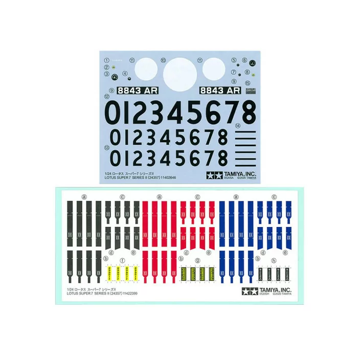 Tamiya 1/24 Lotus Super 7 Series II Car Model Kit