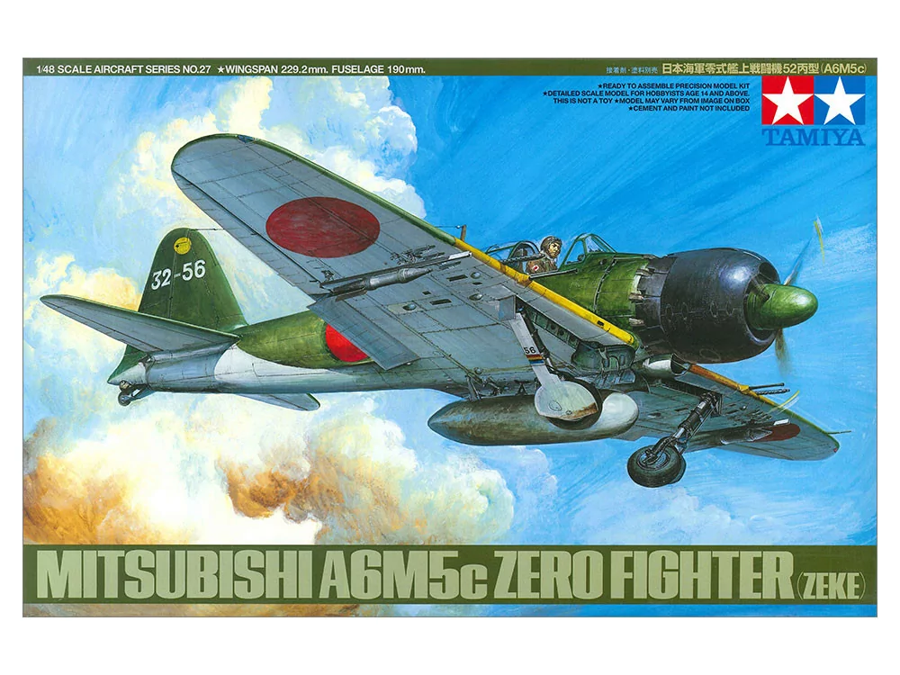 Tamiya A6M5C Type 52 A6M Zero Fighter Kit TAM61027_2