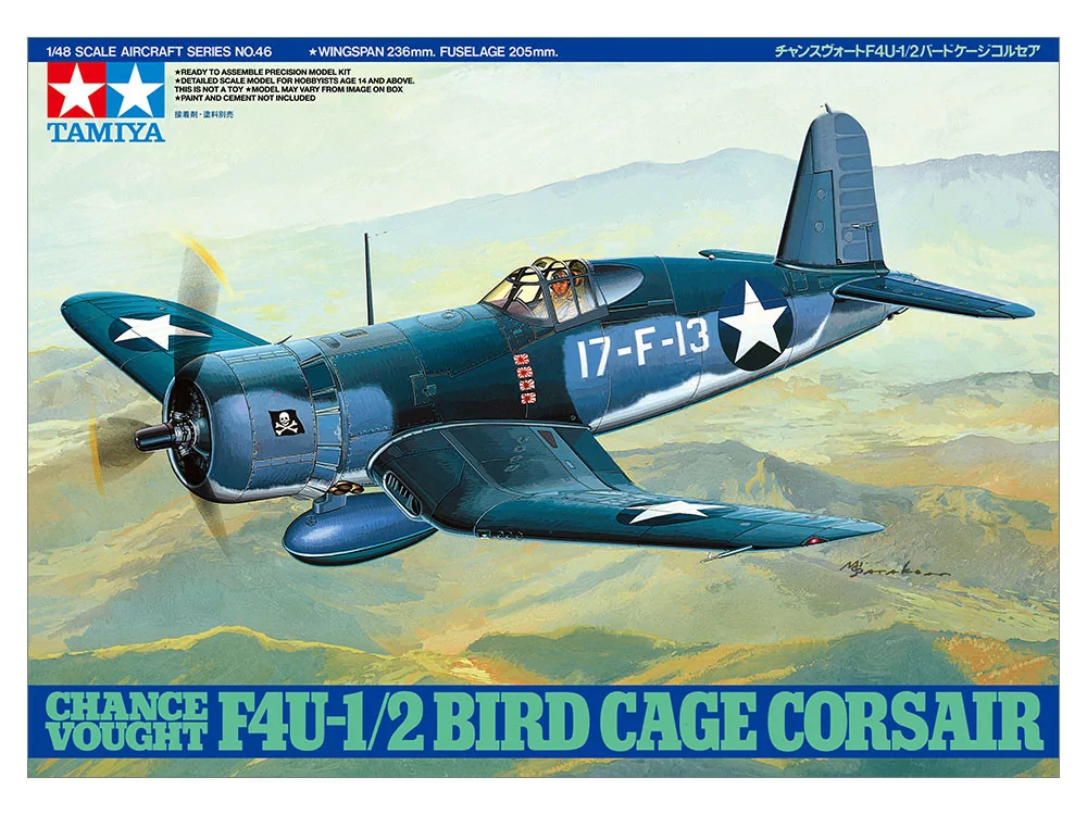 Tamiya 1/48 Bird Cage Corsair F4U1/2 TAM61046_2