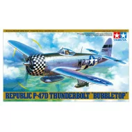 Tamiya 1/48 P47D Thunderbolt Bubbletop Airplane Model Kit