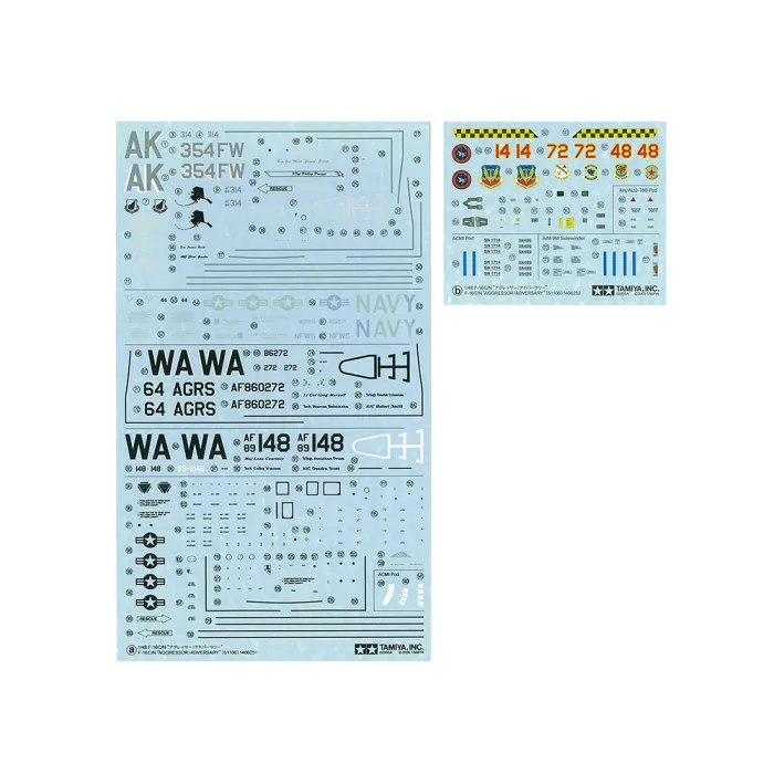 Tamiya 1/48 F-16 C/N Agressor/Adversary Airplane Model Kit