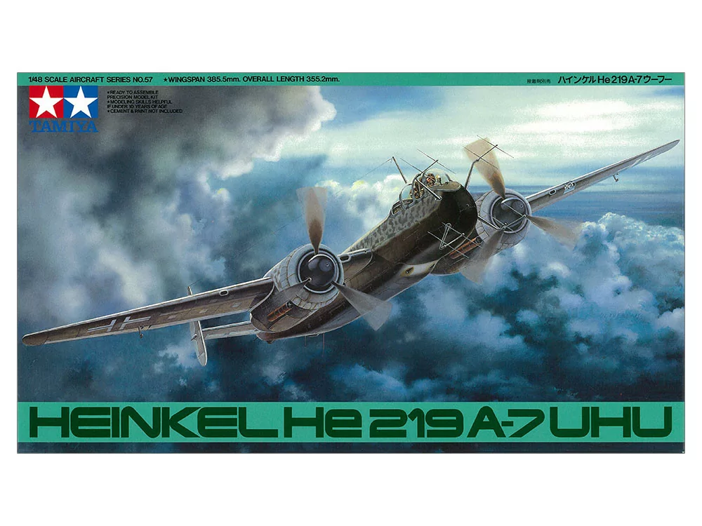 Tamiya 1/48 HIENKEL HE219 Uhu TAM61057_2