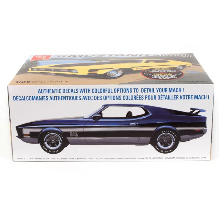 AMT 1/25 1971 Ford Mustang Mach I Car Model Kit