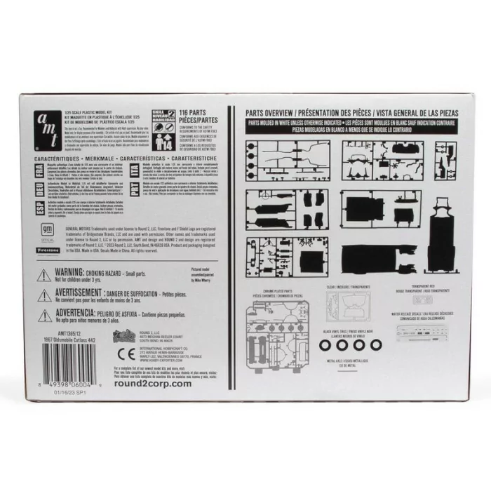AMT 1/25 1967 Oldsmobile 442 Car Model Kit