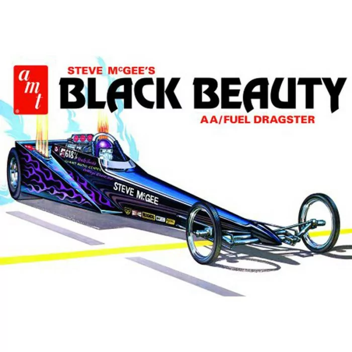 AMT 1/25 Steve McGee Black Beauty Wedge Dragster Car Model Kit