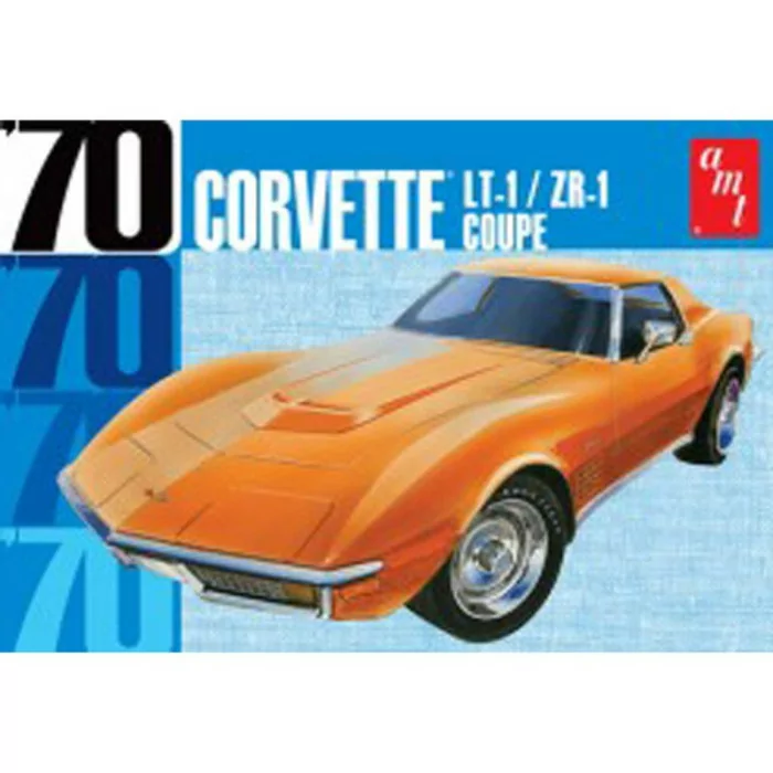 AMT 1/25 1970 Chevy Corvette Coupe Car Model Kit