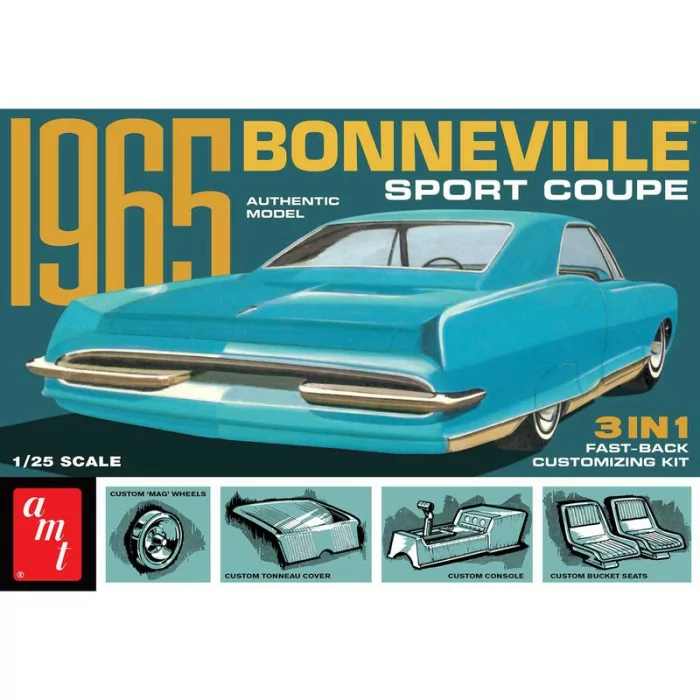 AMT 1/25 1965 Pontiac Bonneville Car Model Kit
