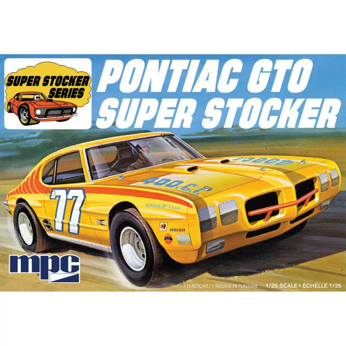 MPC 1/25 1970 Pontiac GTO Super Stocker Car Model Kit