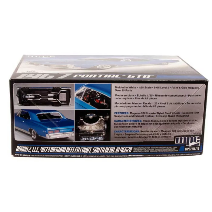 MPC 1/25 '67 Pontiac GTO Car Model Kit
