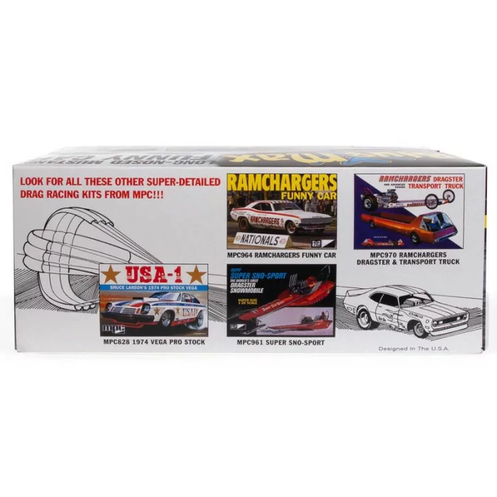 MPC 1/25 Blue Max Longnose Mustang Car Model Kit