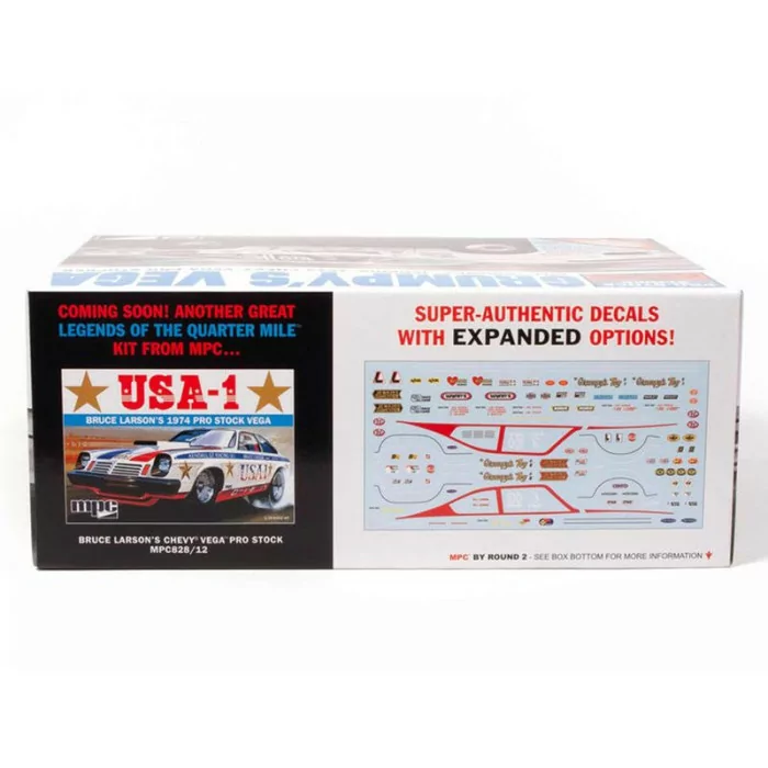 MPC 1/25 1972 Chevy Vega Pro Stock/Bill Grumpy Jenkins Car Model Kit