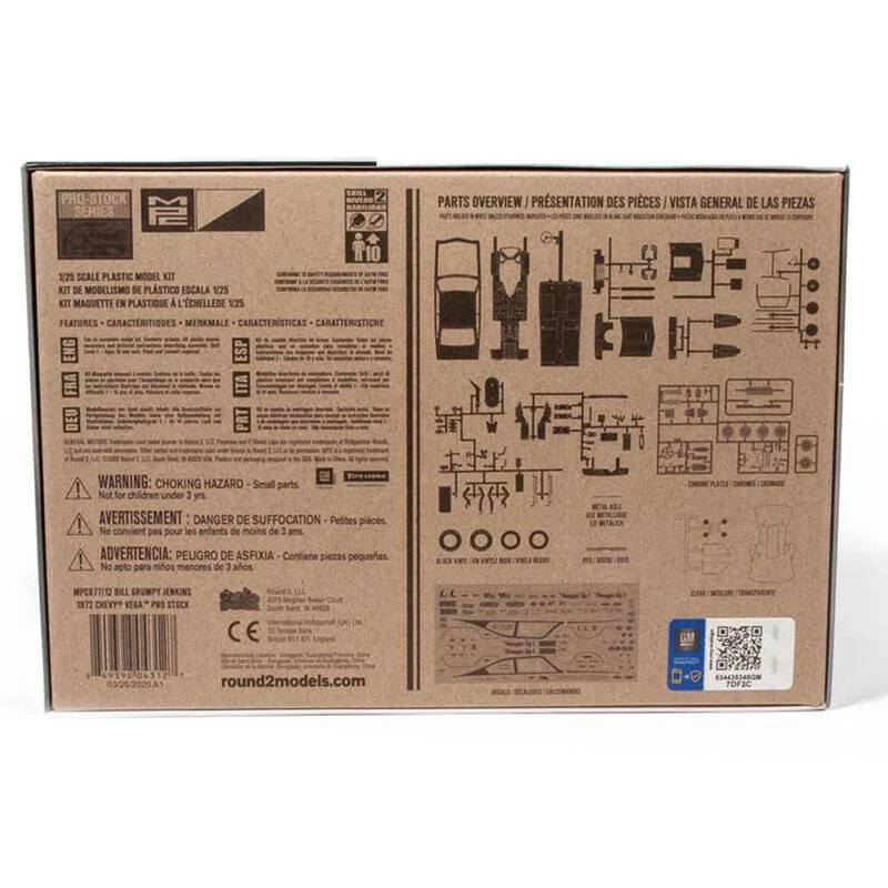 1/25 1972 Chevy Vega Pro Stock/Bill Grumpy Jenkins MPC877_4