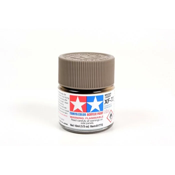 Tamiya XF-72 Brown JGSDF Flat Matte Acrylic Paint 10ml Mini