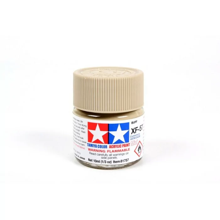 Tamiya XF-57 Buff Flat Matte Acrylic Paint 10ml Mini