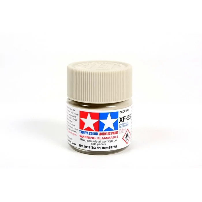Tamiya XF-55 Deck Tan Flat Matte Acrylic Paint 10ml Mini