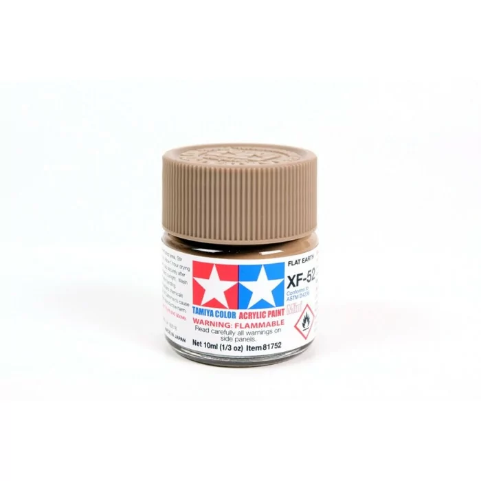 Tamiya XF-52 Flat Earth Flat Matte Acrylic Paint 10ml Mini