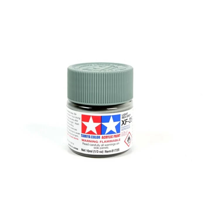 Tamiya XF-25 Light Sea Gray (Flat) Acrylic Paint 10ml Mini