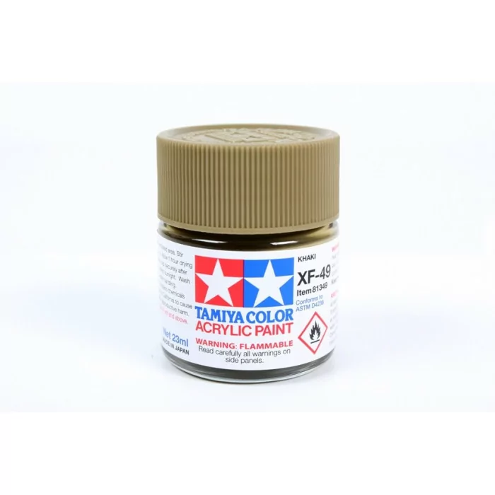 Tamiya XF-49 Khaki Flat Matte Acrylic Paint 23ml
