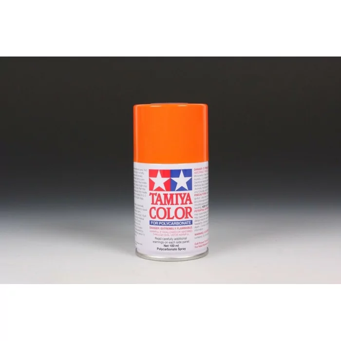 Tamiya PS-62 Pure Orange Polycarbonate Body Spray Paint 100ml