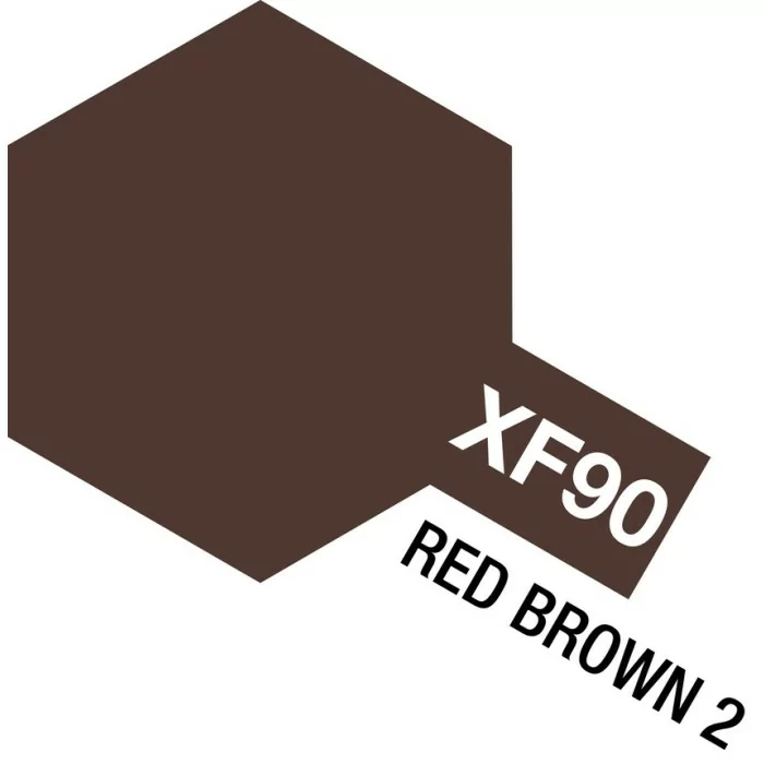 Tamiya XF-90 Red Brown 2 Flat Matte Acrylic Paint 10ml Mini
