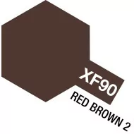 Tamiya XF-90 Red Brown 2 Flat Matte Acrylic Paint 10ml Mini