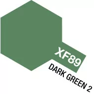 Tamiya XF-89 Dark Green 2 Flat Matte Acrylic Paint 10ml Mini