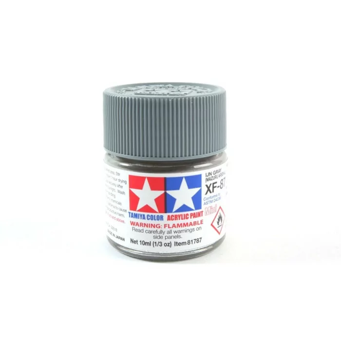 Tamiya XF-87 IJN Gray (Maizuru Arsenal) Flat Matte Acrylic Paint 10ml Mini