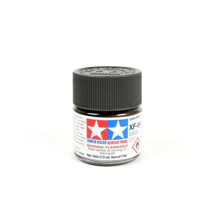 Tamiya XF-84 Dark Iron Flat Matte Acrylic Paint 10ml Mini