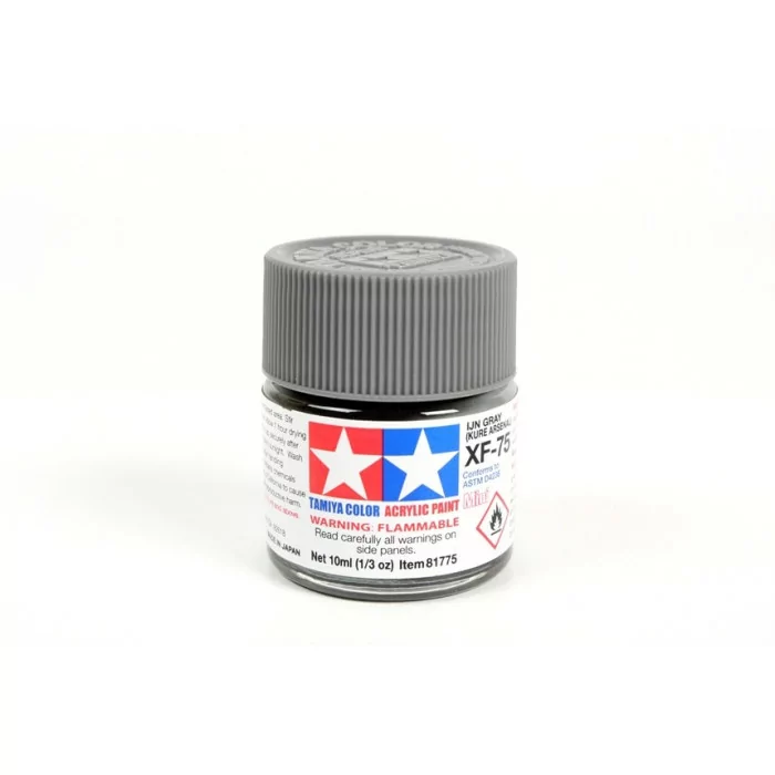 Tamiya XF-75 IJN Gray Flat Matte Acrylic Paint 10ml Mini
