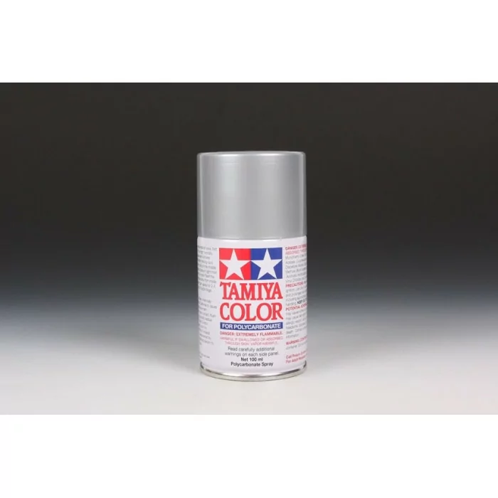 Tamiya PS-48 Silver Gloss Polycarbonate Body Spray Paint 100ml