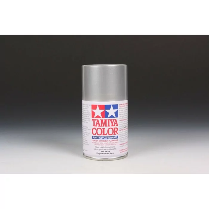 Tamiya PS-41 Bright Silver Polycarbonate Body Spray Paint 100ml