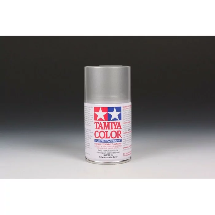 Tamiya PS-36 Translucent Silver Gloss Polycarbonate Body Spray Paint 100ml