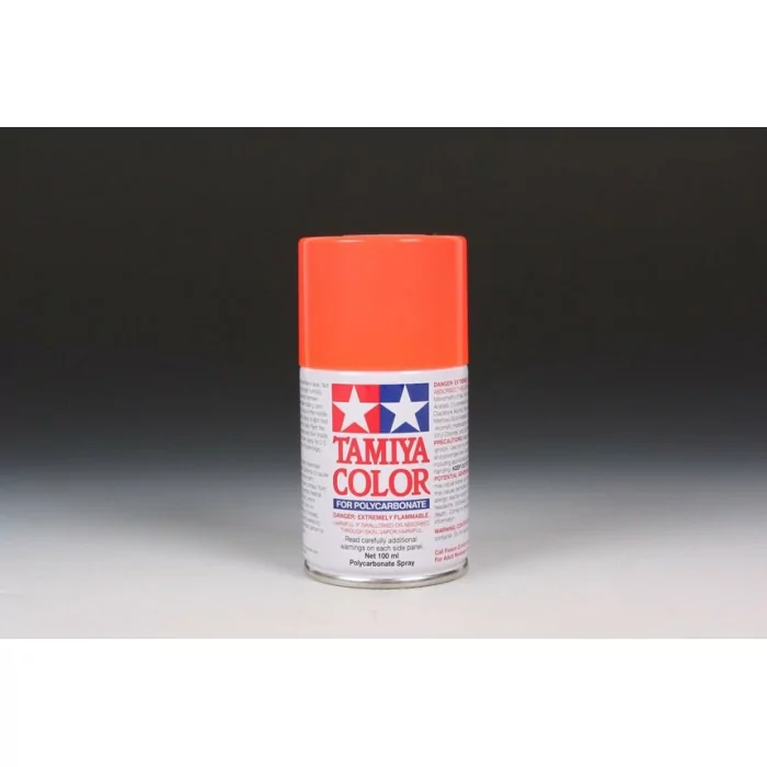 Tamiya PS-20 Fluorescent Red Polycarbonate Spray Paint 100ml